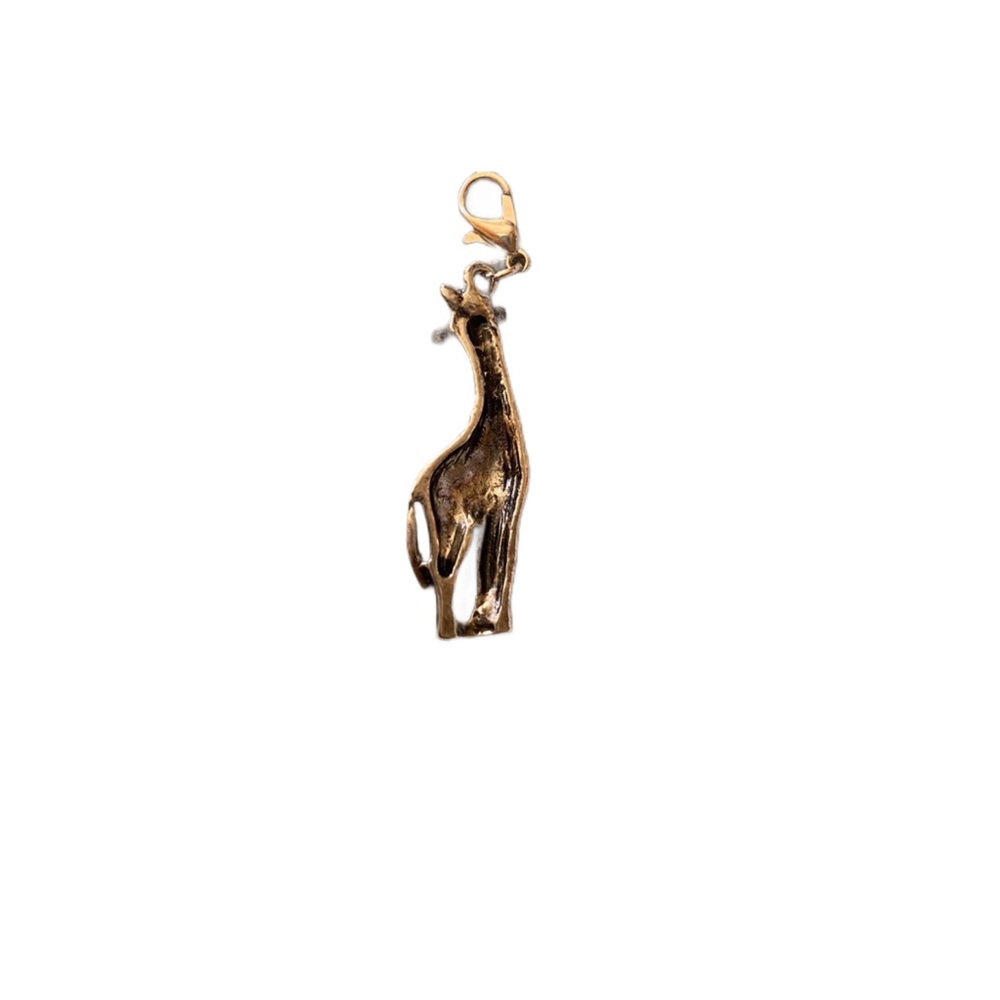 Giraffe Charm With Colorful Rhinestones - Picture 4 of 4